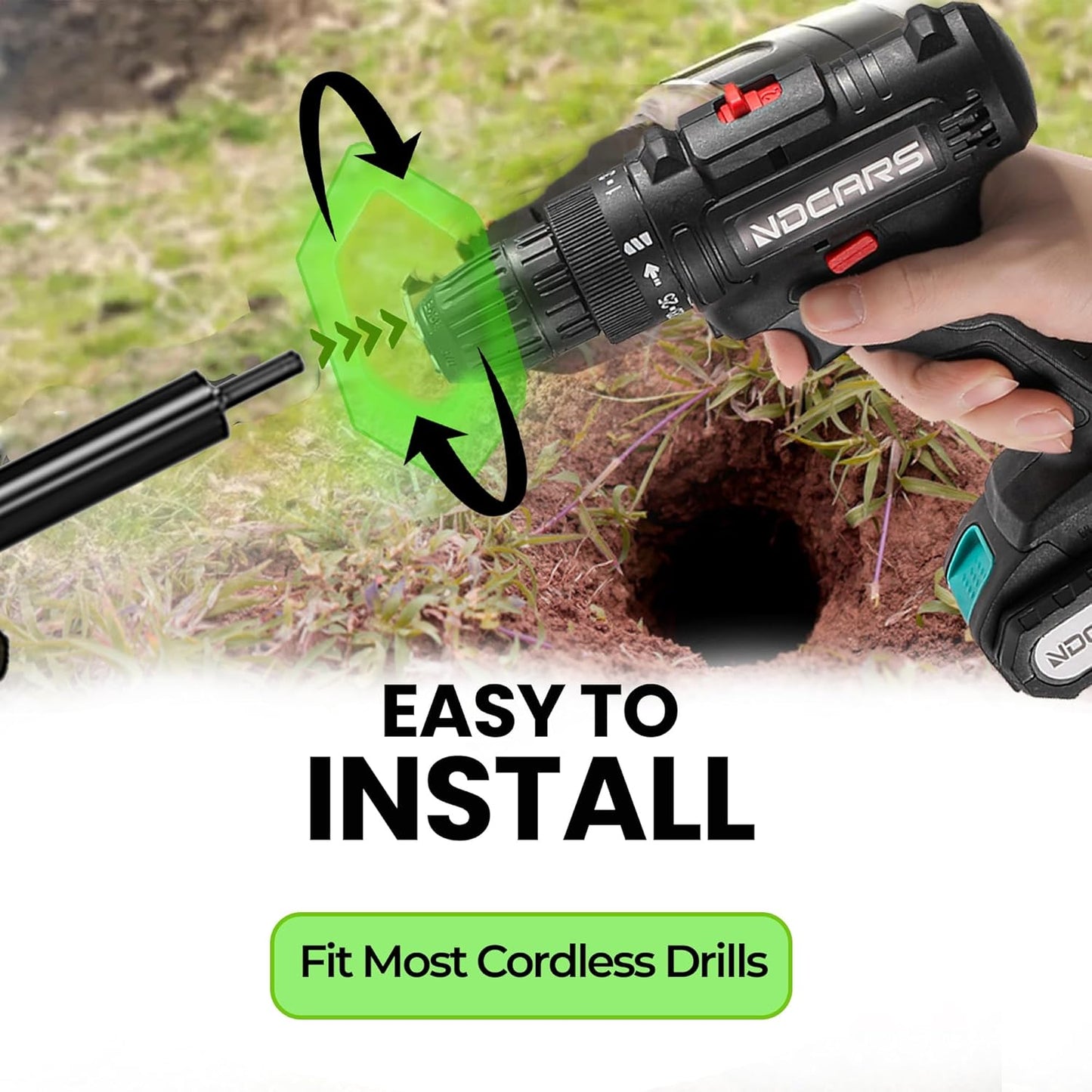 Auger Drill Bits for Gardening