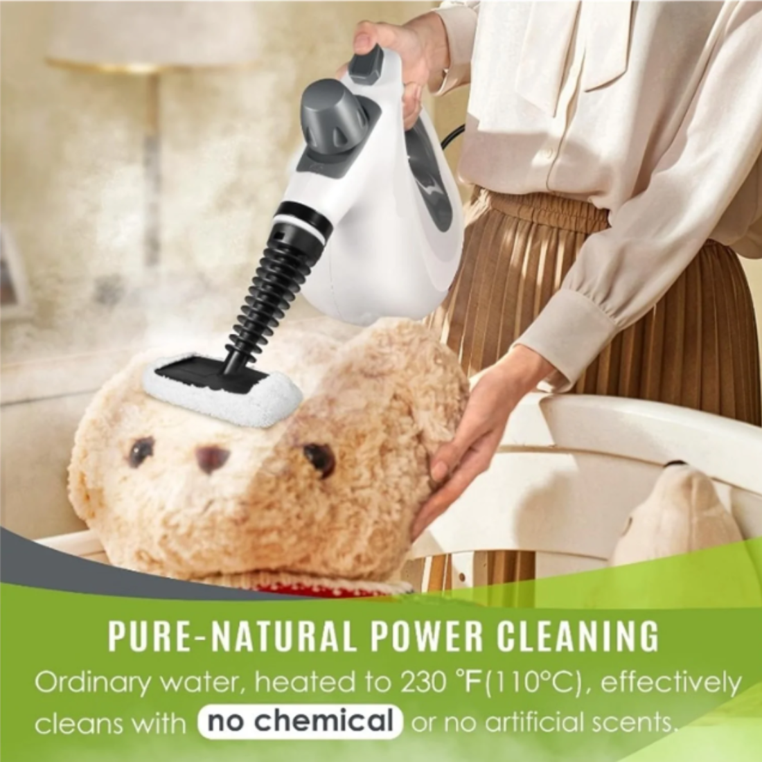 Natural Pressurized Steam Cleaner
