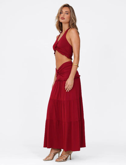 Butterfly Maxi Two-Piece Set
